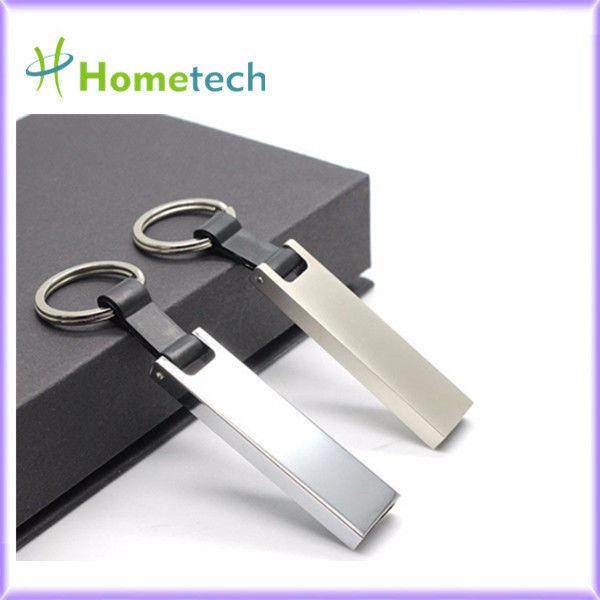 แฟลชไดรฟ์ USB กันน้ำความเร็วสูง 64 GB Thumb 128GB FCC 15MB / S เมมโมรี่สติ๊ก USB เมทัลพร้อม Keyholder